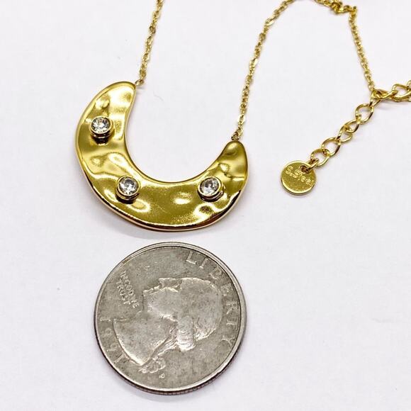 NEW Crescent Moon & Stars Statement Necklace